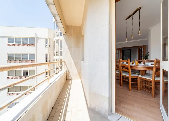 Beach Flat By House And People