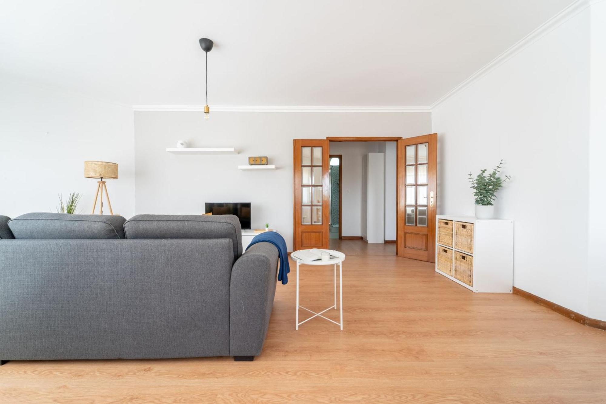 Flat By House And People