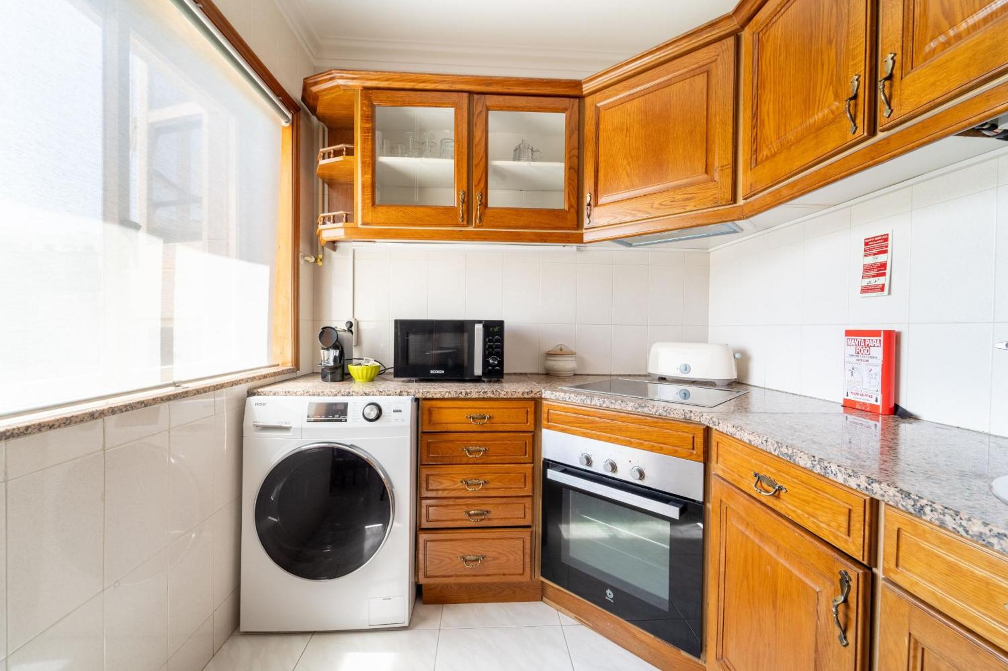 Flat By House And People Apartment